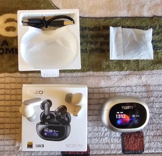 Auriculares Tozo NC20 Pro Cor Champanhe