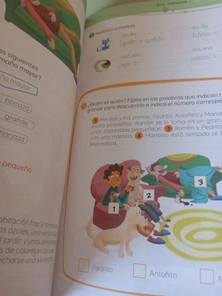 Libro de repaso de primero de primaria. SM