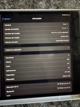 iPad Pro 10.5 (2017) Plata