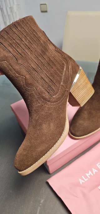 Botines Alma en Pena Marrones Talla 41