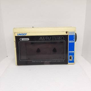 Unisef Z-2P Radio Cassette Player AM/FM Stereo
