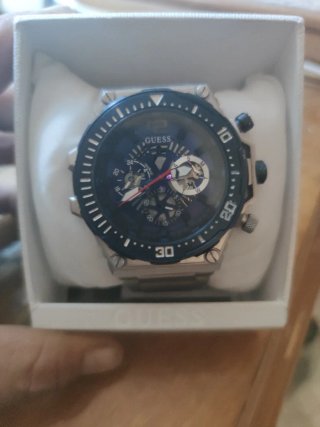Reloj Guess Plateado y Azul