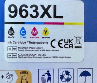 Cartucce compatibili HP 963 XL Ciano e Magenta