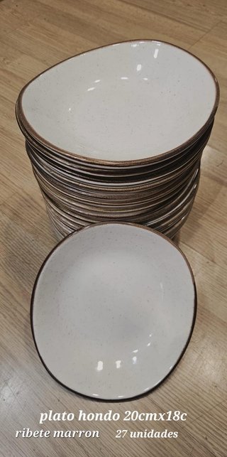Set de 27 Platos Hondos