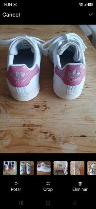 Bambas Adidas Stan Smith Mujer Rosa/Blanco