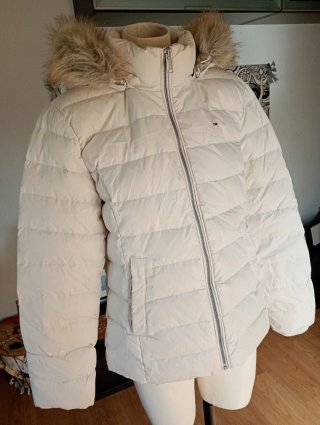 Chaqueta Tommy Jeans Beige con Capucha