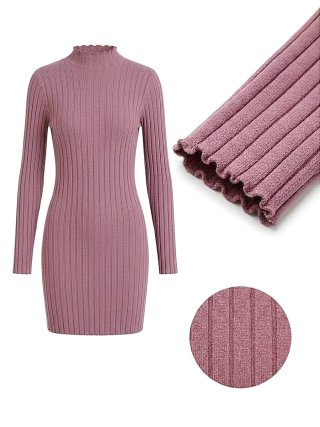 Vestido de Canalé Morado