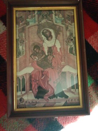 Cuadro Enmarcado Reproducción Religiosa
