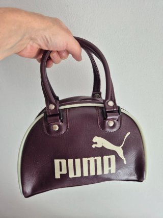 Bolso Puma Retro Morado y Blanco