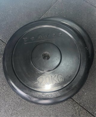 2 discos Domyos 20Kg