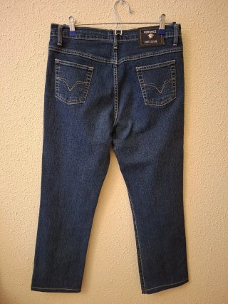 Vaqueros Versace Mujer Azul
