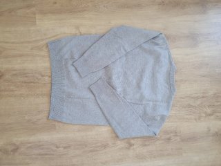 Jersey de punto gris