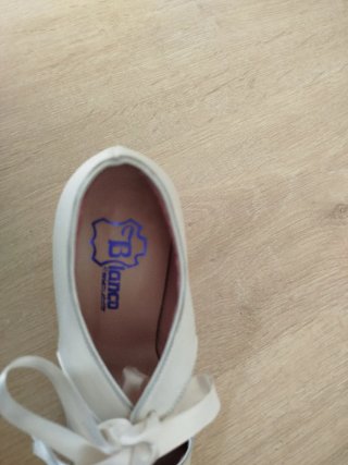 Zapatos de Novia Blanco Shoes Design Talla 37