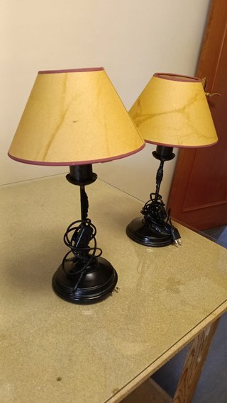 Set de 2 Lámparas de Mesita