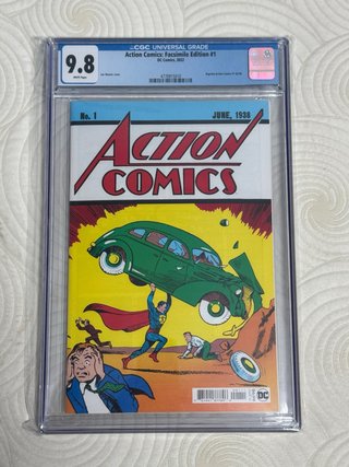 Action Comics #1 Facsimile Edition CGC 9.8