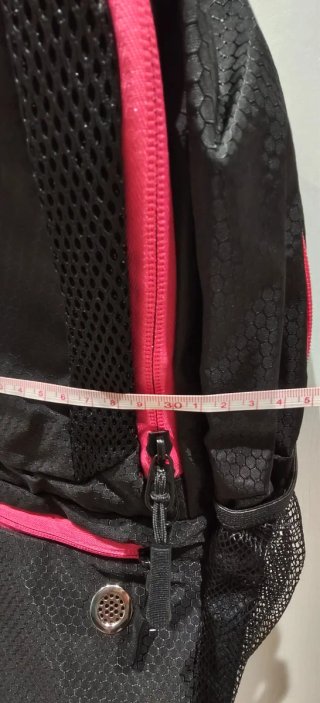 Mochila de viaje cabina negra y rosa