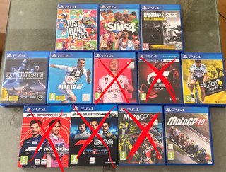 Pack 8 Juegos PS4