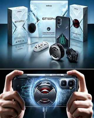 Pack móvil Gaming Infinix GT 50 Pro 512GB Android