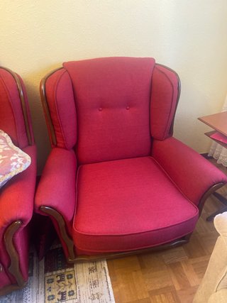 Sillón Individual burdeos