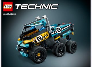 Lego 42058 e 42059 Veicolo speciale 6 ruote