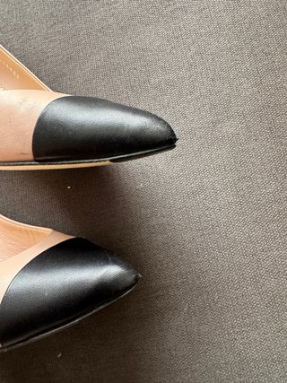 Zapatos Chanel Talla 38 Rosa y Negro