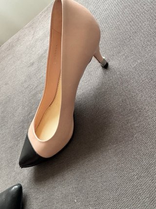 Zapatos Chanel Talla 38 Rosa y Negro