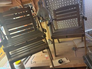 Set de Mesa y 3 Sillas de Madera