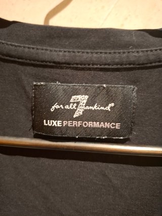 Camiseta For All Mankind Negra