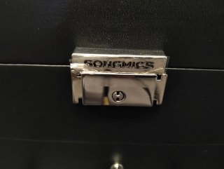 SONGMICS Caja Relojes 12 Compartimentos JWB012B03