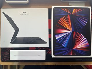 iPad Pro + Magic Keyboard + Apple Pencil