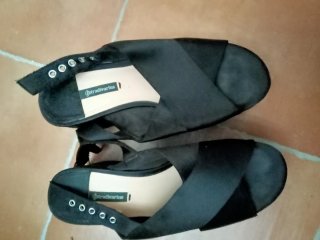 Sandalias Stradivarius Negras Talla 38