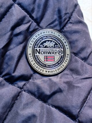 Chaqueta Geographical Norway acolchada azul