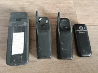 Colección 9 Teléfonos Antiguos Nokia y LG