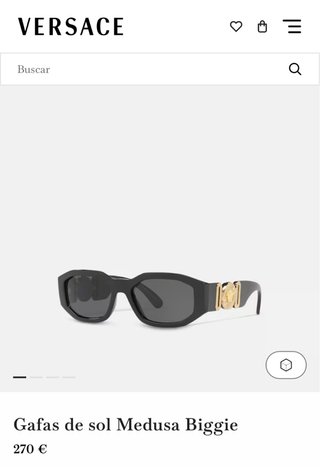 Gafas de sol Versace Medusa Biggie Negras