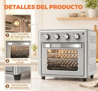 Horno Eléctrico Sobremesa 30L 1600W