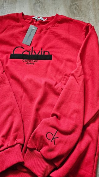 Sudadera Calvin Klein Roja