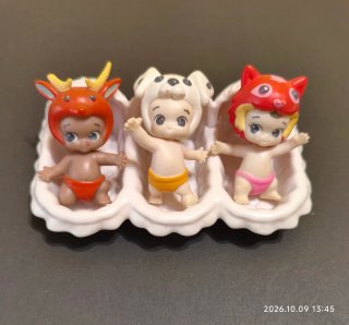 Cuna triple Sylvanian Families + 3 Bebés Twozies