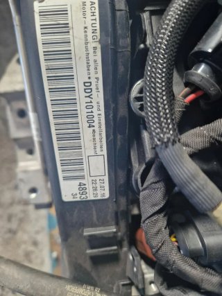 Despiece de motor con código DDY101004 volkswagen