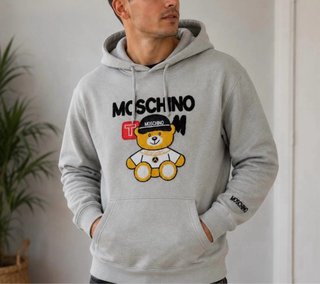 Sudadera Moschino Gris con Oso