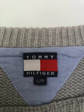 Jersey Tommy Hilfiger Gris Talla L