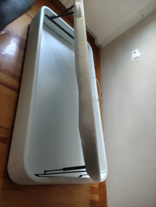 Canapé Abatible Blanco 90x190