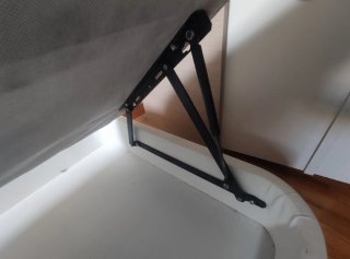 Canapé Abatible Blanco 90x190