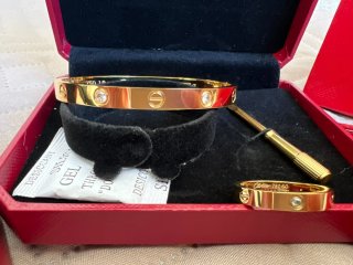 Pack Pulsera+Anillo+Collar Acero Inox Cartier