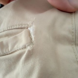 Pantalón Largo Beige Zara