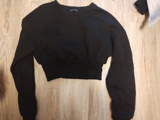 Sudadera Negra Bershka Talla S