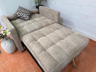 Sofá Cama 2 Plazas Beige