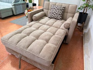Sofá Cama 2 Plazas Beige