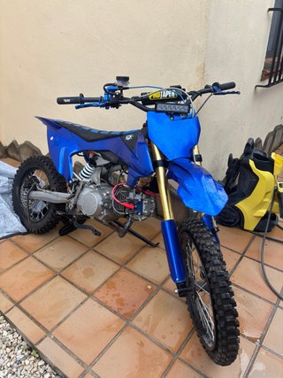 Pitbike 125cc Azul Motocross