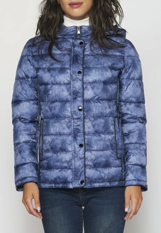 Chaqueta Koroshi Mujer Azul Multicolor