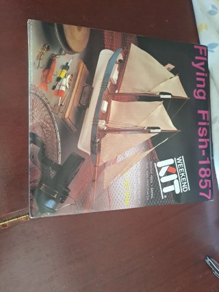 Maqueta Barco Flying Fish 1857